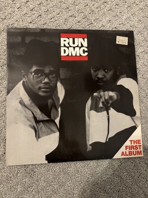 Run DMC   The First Album LP 1984 Profile BCM Press Hip Hop Vinyl VG+