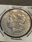 1878 CC MORGAN SILVER DOLLAR AU TOUGH DATE CC