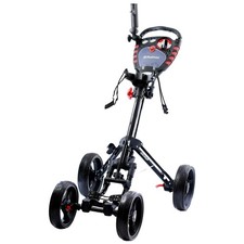 Lightweight Foldable 4-Wheel Golf Trolley Compact Push Cart Fastfold Quad 2026
