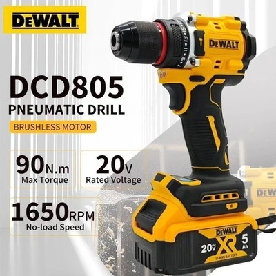 DEWALT DCD805 20V Brushless Impact Hand Drill Cordless Electric Screwdriver
