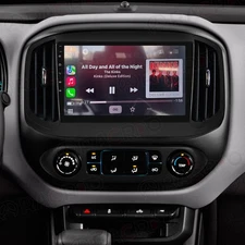 For 2015 2016 2017 Chevrolet Colorado GMC Canyon 9" Car Apple CarPlay Radio SWC