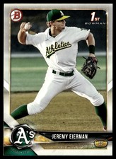 2018 Bowman Draft Jeremy Eierman Oakland Athletics #BD-179