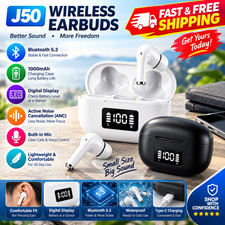 Wireless Bluetooth 5.3 Headset TWS Earphones Earbuds Stereo HiFi Headphones