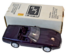 AMT/ERTL 1992 Chevrolet Corvette Convertible Promo Model #6577 Black Rose Met