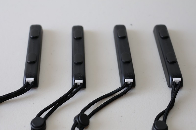 Lot of 4 Genuine Nintendo Switch Joy-Con Wrist Straps Gray OEM New Open Box