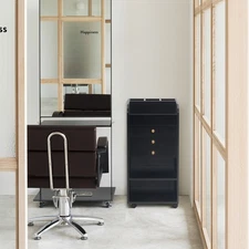 Salon Utility Station with Wheels,Barber Hair Stylist Storage Rolling Trolley