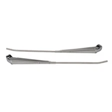 2 pc 1963-1967 Corvette Windshield Wiper Arms Stainless Steel OEM Look Pair