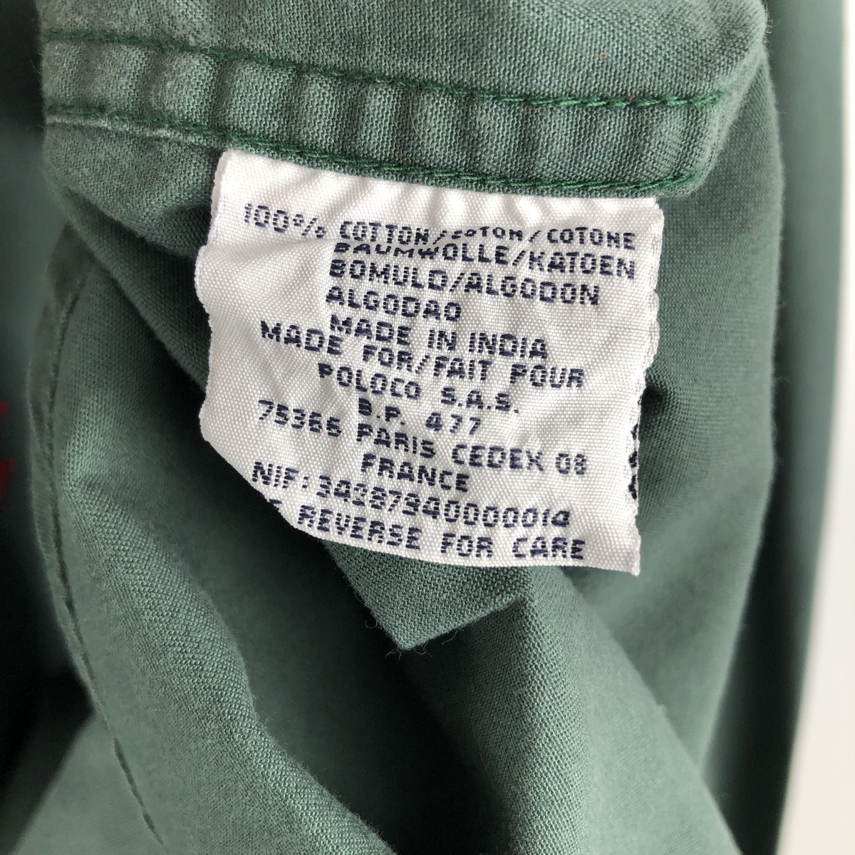 Used Ralph Lauren BLAKE long-sleeved button-down shirt men's size XL thumbnail 4