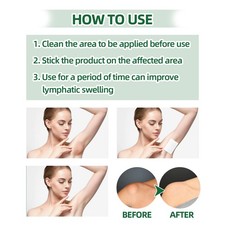 Lymphatic Drainage Pads for Underarm Groin Breast Care Swelling Relief