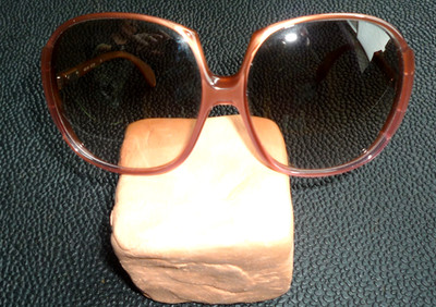 Silhouette Vintage Damen Sonnenbrille bernsteinfarbener Rahmen m. Verlaufgläser