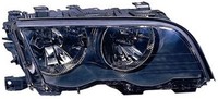 Scheinwerfer Rechts FüR 3Er BMW E46 Coupe Cabrio 1999-2001 Schwarz H7 Halogen LW