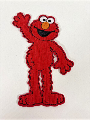 Elmo Embroidered Iron on Patch Appliqué - NEW
