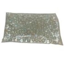 4643 - Large 3 Lb Bag of Clear Glass Marbles for Home Decor and QuickBooks 16-F
