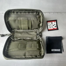 Notorious EDC All Good Pouch OD GREEN w/Cro, RARE DROP SOLD OUT