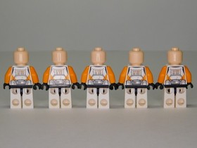 LEGO Star Wars Utapau Clone Trooper Lot of 5! NO HELMETS! Set 75036! - L👀K!