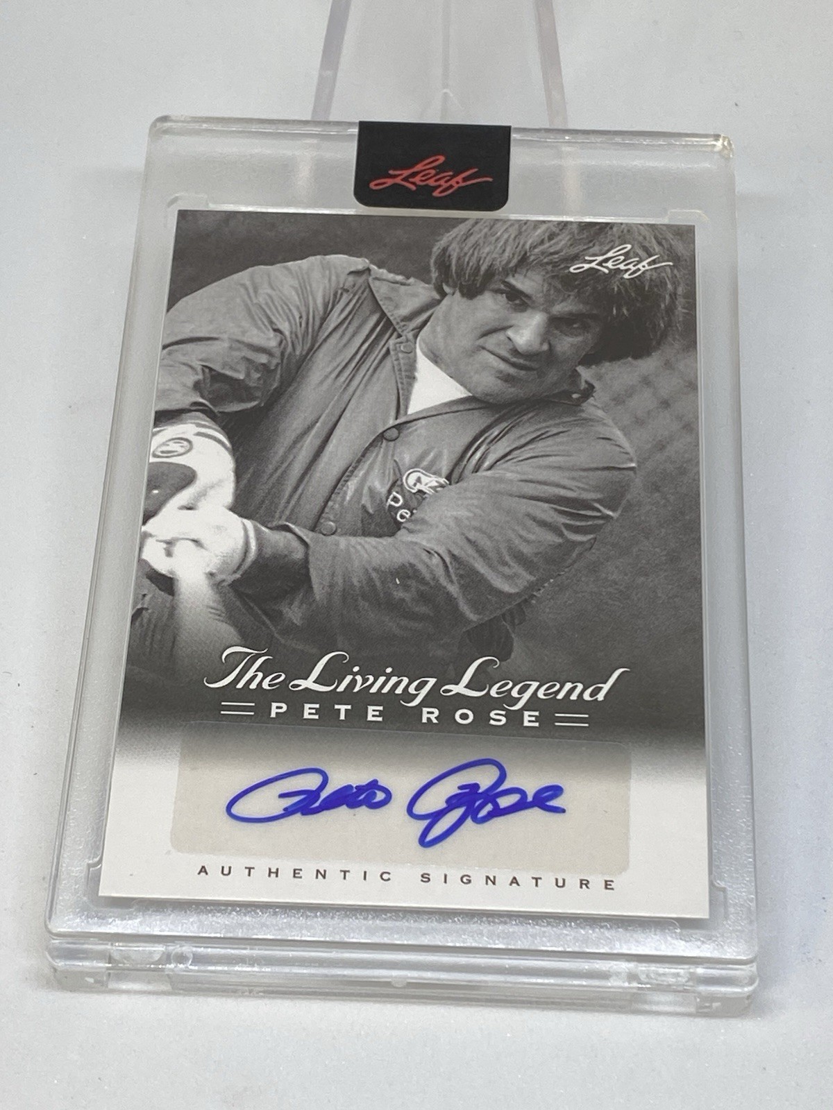2012 Leaf Pete Rose The Living Legend Autograph #AU-41 Encased SP AUTO AUTOGRAPH