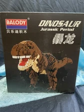 Dinosaur Tyrannosaurus Building Blocks Micro Mini Blocks 1559 Piece Age 6+