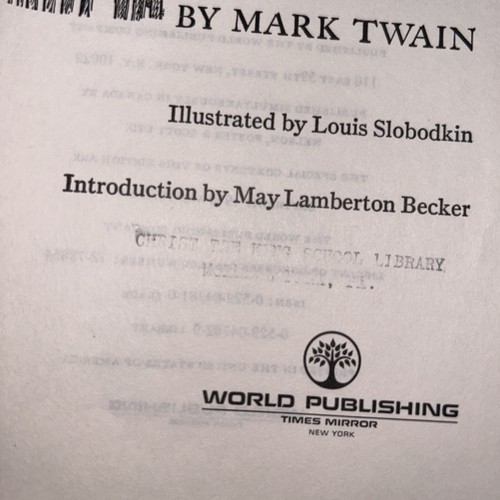 THE ADVENTURES OF TOM SAWYER. Mark Twain Hardcover Collectible Rainbow Classics - Picture 5 of 12