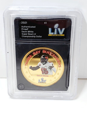 2021 Authenticated Proof Devin White Super Bowl LV Championship Dollar