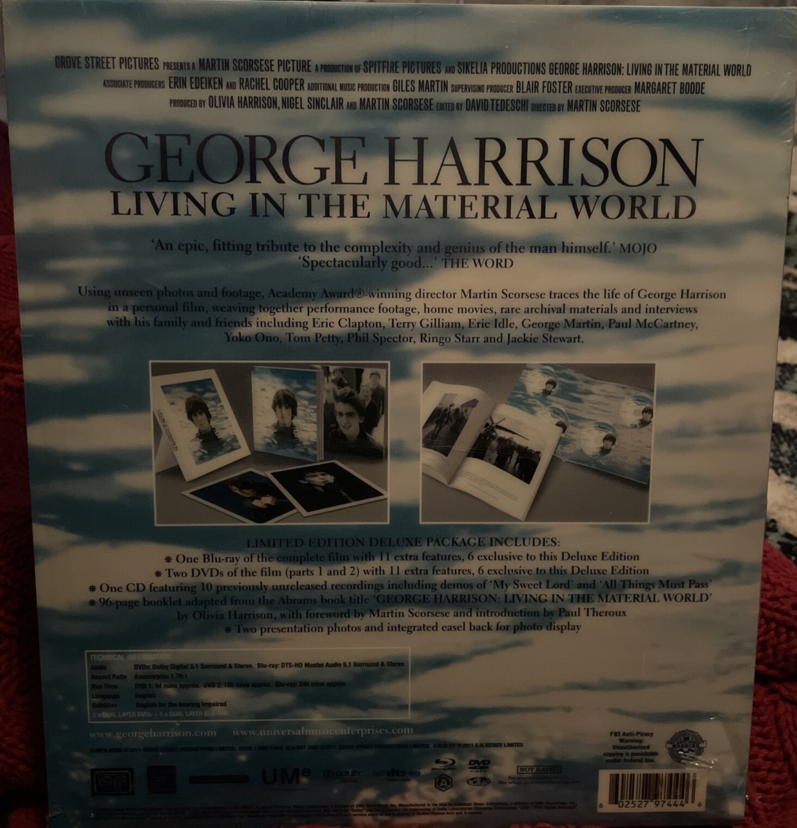 GEORGE HARRISON LIVING IN THE MATERIAL WORLD DELUXE L/E CD