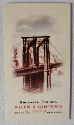2007 Topps Allen & Ginter's Mini Brooklyn Bridge Historic Landmark #39 