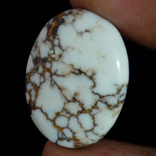 Natural Wild horse (Arizona) Magnesite Jasper Cabochon Gemstone White Red - Picture 15 of 22
