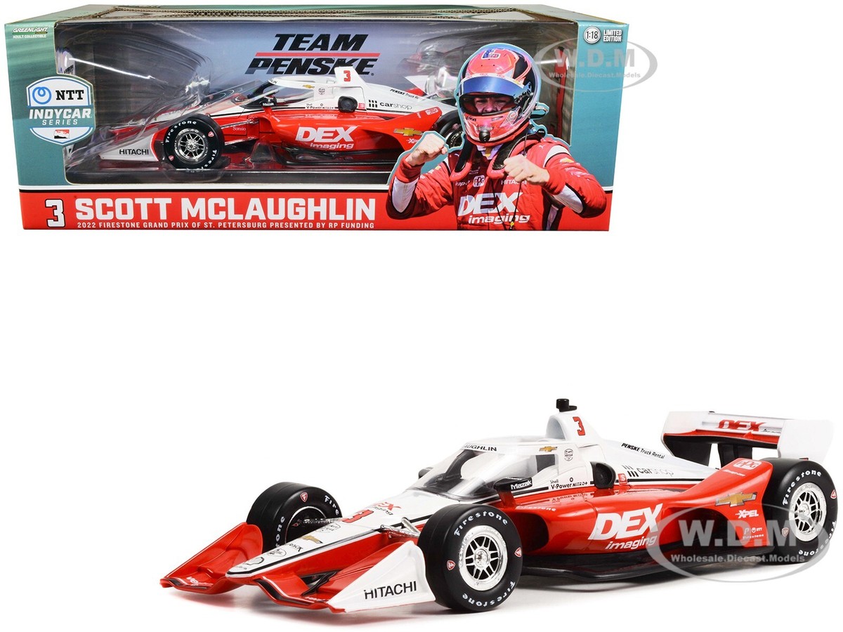 DALLARA INDYCAR #3 MCLAUGHLIN TEAM PENSKE 2022 1/18 DIECAST