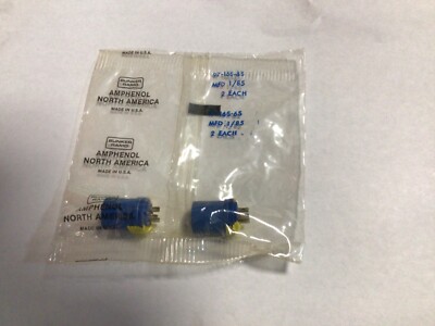 AMPHENOL 97-16S-6S  9716S6S LOT OF 2 NEW 