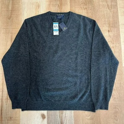 Club Room V-neck Sweater Estate Cashmere Men's XL