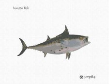 Bonito Fish Needlepoint Kit or Canvas