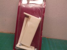 PRIME-LINE R 7265 Drawer Track Back Plate 3/8 in. x 1 in Plastic Ivory 1 Pair