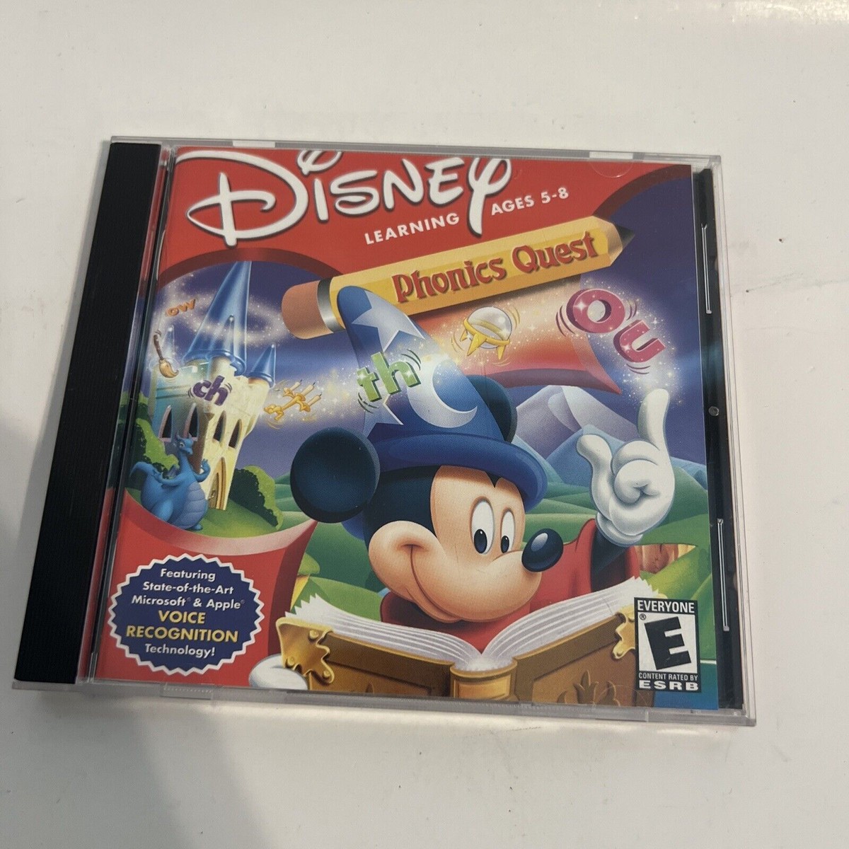 Disney Learning Phonics Quest Windows Mac 2001 Ages 5 8 Walt
