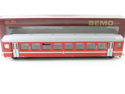 Bemo Models #3271 501 Rhatische Bahn Passenger Car Bvz #2281 HOm