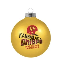 Kansas City Chiefs 1969 World Champions Super Bowl IV Christmas Ornament Custom