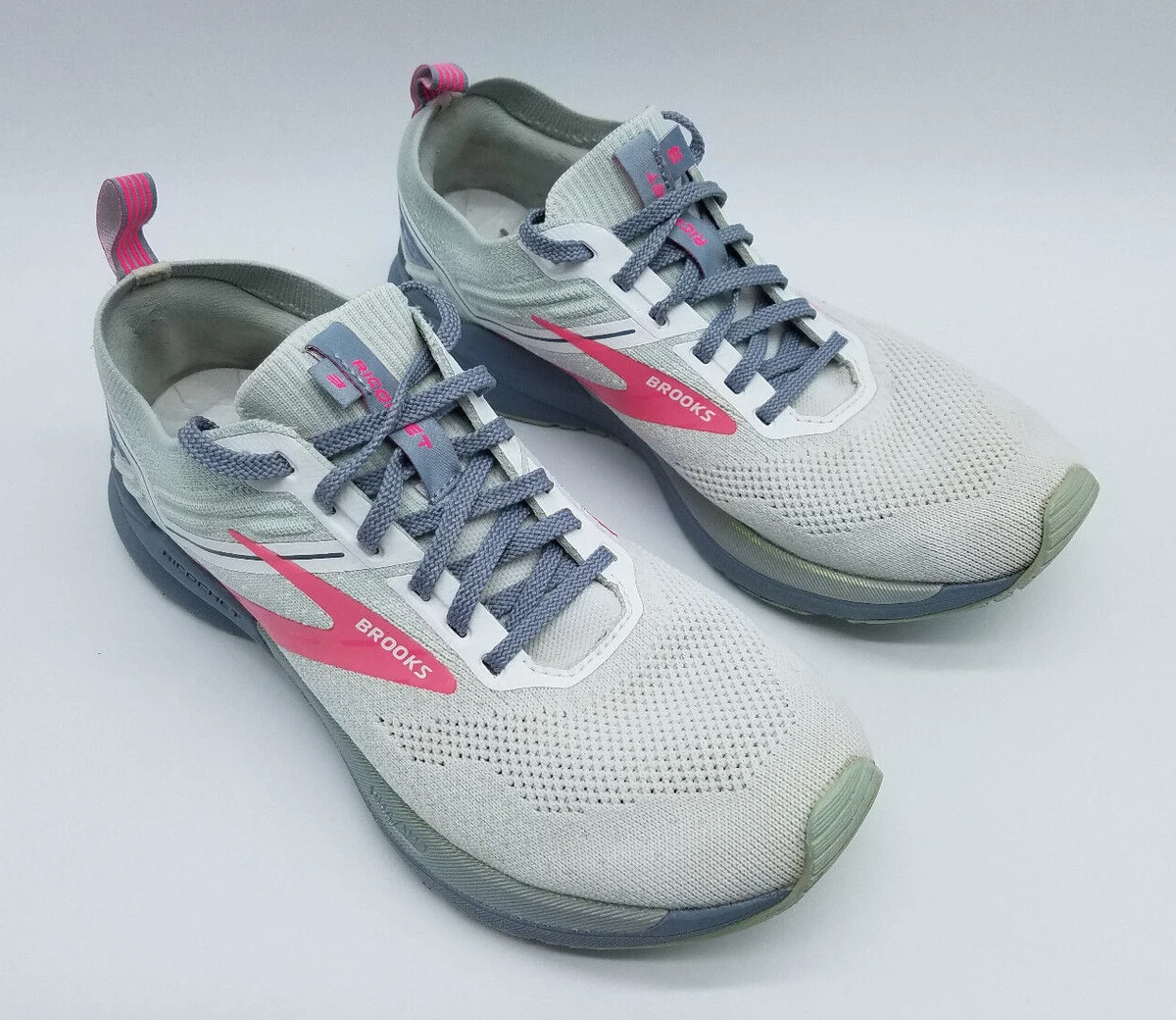 Brooks Ricochet 3 Women's Running Shoes Size 8 B (Medium) Gray Pink