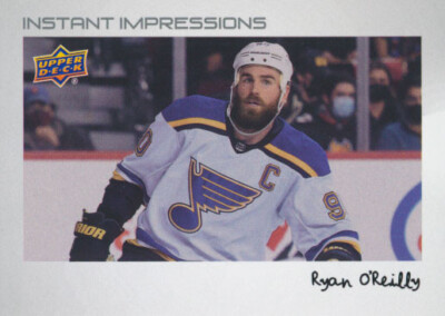 2022-23 Upper Deck INSTANT IMPRESSIONS #9 RYAN O'REILLY - St. Louis Blues