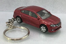 NISSAN  SENTRA  SR  (redish)  CUSTOM MADE DIE-CAST KEY CHAIN KEYCHAIN