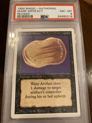 MTG 3rd Edition Revised Warp Artifact PSA 8 NM-MT 1994 Magic The ...