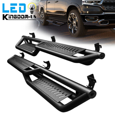 Running Boards for 2022-2026 Toyota Tundra CrewMax Cab 2-Stairs Side Steps Rails
