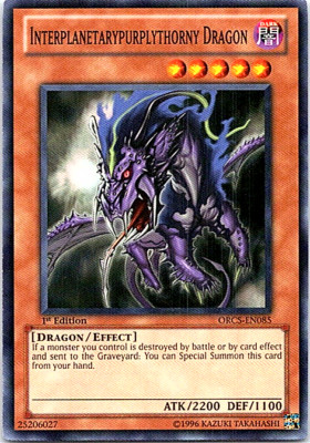 Interplanetarypurplythorny Dragon ORCS-EN085 Yu-Gi-Oh! Card LP 1st