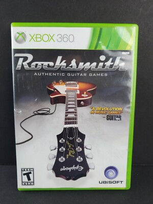Rocksmith (Microsoft Xbox 360, 2011) Complete Game Only TESTED
