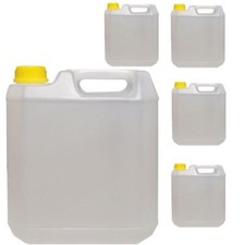 5 Pezzo 5 Litro Tanica IN Plastica Vuoto Plastekanister Acqua Ludwiglack