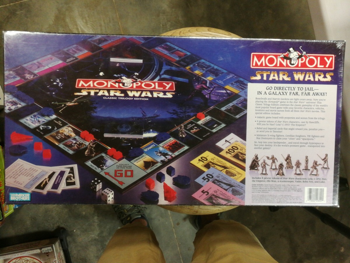STAR WARS MONOPOLY Classic Trilogy Edition - Sealed New