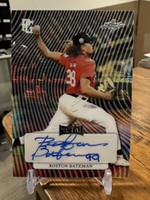 BOSTON BATEMAN 2023 LEAF PERFECT GAME NATIONAL SHOWCASE PROSPECT AUTO #1/1 🔥📈