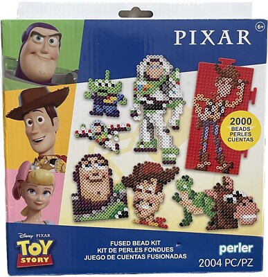 Toy Story Pixar Fused Bead Art Kit 2000 Woody Buzz Perler Fun - Main Image