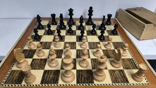 Tablero de Ajedrez. Fabricado en madera y enmarcado Completo - Imagen 7 de 7
