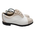 Nike Leather Upper White Golf Shoes for Women