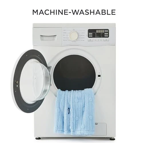  Manta para Perros Pequeños Lavable - Suave Esponjosa Cachorro S (25x35") Punto Azul Foto 2 de 4