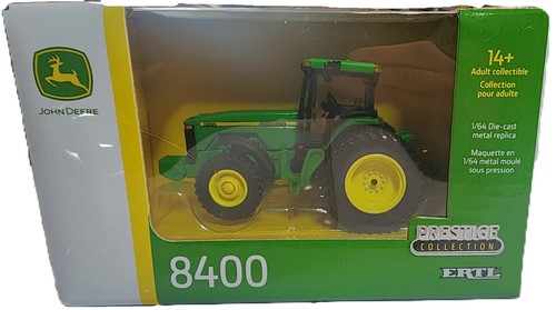 1/64 Ertl John Deere 8400 Prestige Tractor with MFWD & Duals
