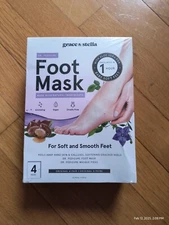 Grace & Stella Foot Mask Dr. Pedicure 4 Pairs Original Soft & Smooth Feet Sealed
